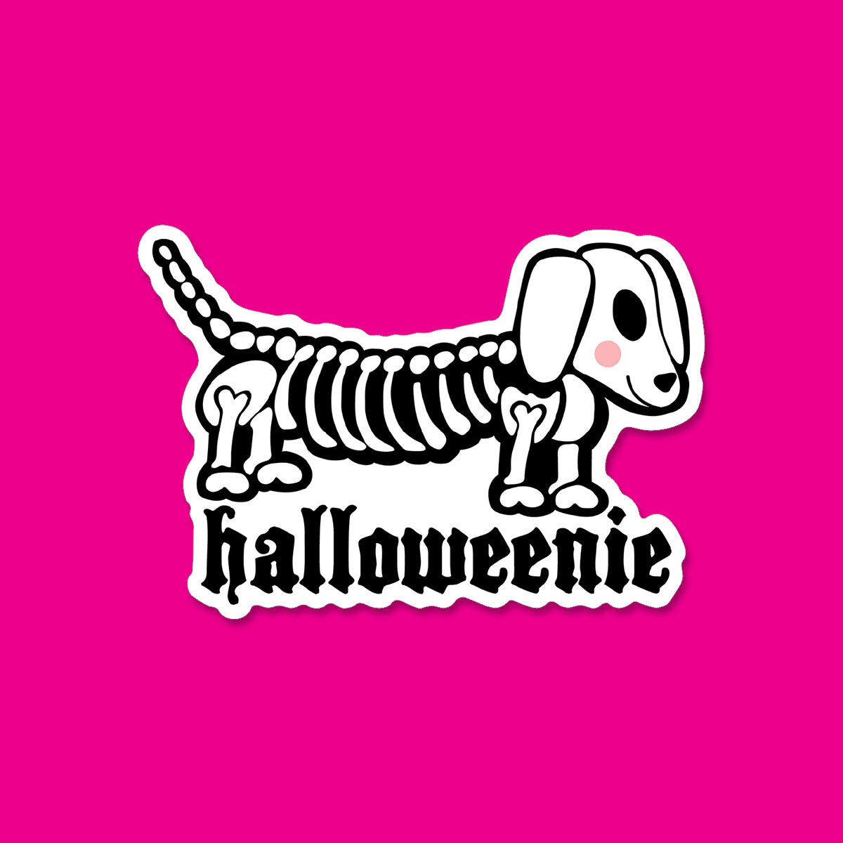 Halloweenie Sticker
