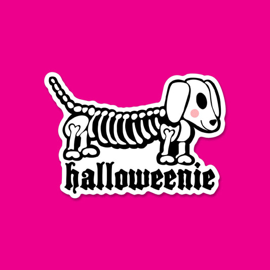 Halloweenie Sticker