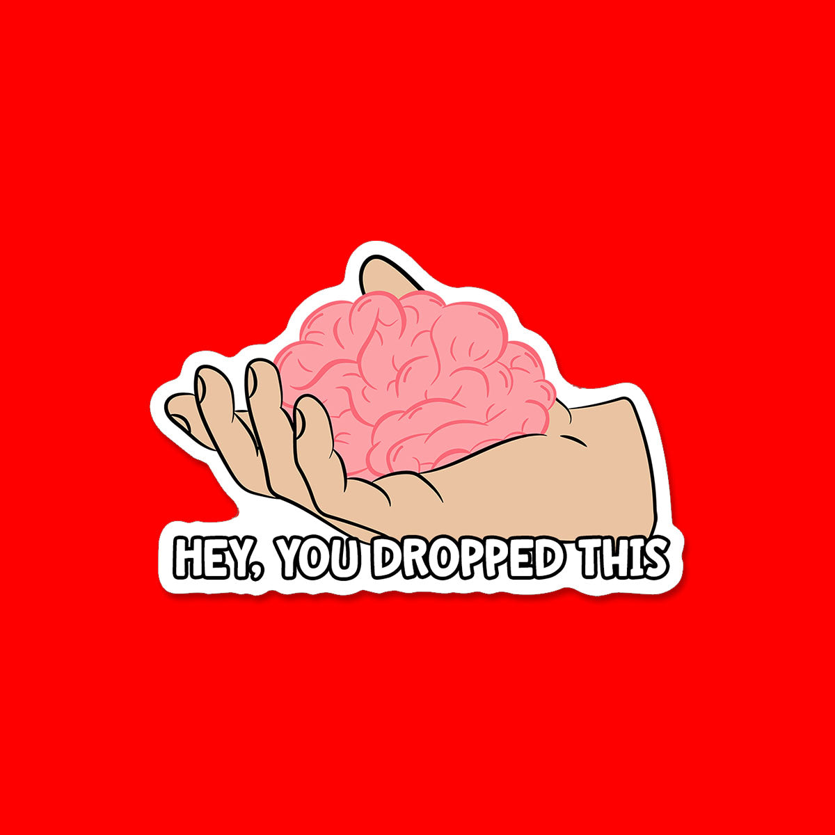 Hey You Dropped This Sticker