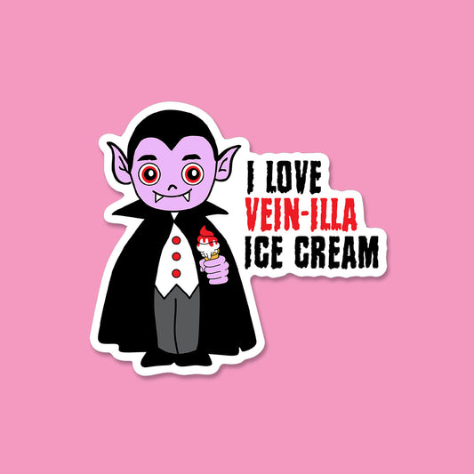 I love Veinilla Ice Cream Sticker
