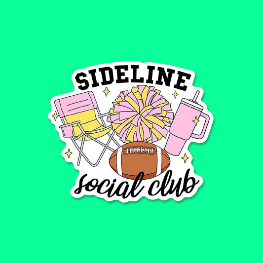 Sideline Social Club Sticker 1
