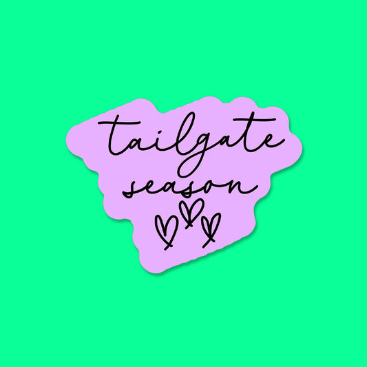 Tailgate Season Sticker