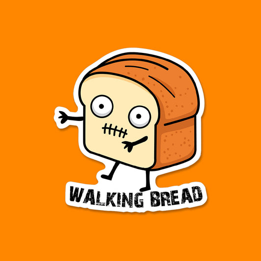 Walking Bread Sticker