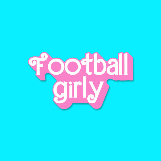 Football Girly Sticker